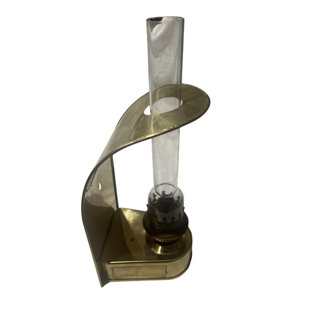 BRENNER KOSMOS CRYSTAL PRIMA OHEEMS CLAS HOLLAND BRASS VTG DEN HAAN OIL LAMP